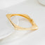 Glossy Finish Square Round 18K Gold Silver Openable Kada Bracelet Bulk