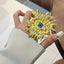 Bulk Blue Evil Eye Gold Plated Rhinestone Alloy Adjustable Fancy Ring