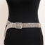 Rhinestone Belt Silver Anti Tarnish Waist Band Waist Belt Women Bulk