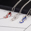 Basketball Shoe Silver Blue Red Stainless Steel Pendant Chain Bulk
