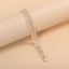 Bulk Layered Designer Baguette Gold Silver Plated CZ Copper Bracelet