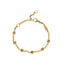 Bulk Multi Twelve Birthstone Gold CZ Stainless Steel Bracelet