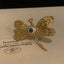 Beaten Finish Butterfly Evil Eye 18K Gold Adjustable Ring Women Bulk