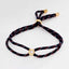 Black Red Square Gold Cubic Zirconia Thread Bracelet For Women Bulk