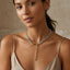 Gold Silver Links Cuban Anti Tarnish Stainless Steel Necklace Women Bulk