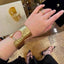 Bulk Textured Cut-Out Statement Gold Plated Plain Alloy Cuff & Kada