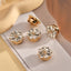 Flower 18K Gold Kundan Single Shirt Button Cover For Unisex Bulk
