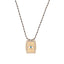 Evil Eye CZ 18K Gold White Thread Anti Tarnish Necklace Pendant Bulk