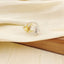 Two Tone Pointy Pearl 18K Gold Silver Adjustable Ring For Women Bulk