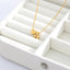 Initial Alphabet Gold Heart Letter A Necklace Pendant Chain Bulk