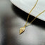 Shell Cubic Zirconia 18K Gold Anti Tarnish Pendant Chain Women Bulk