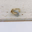 Knott Cubic Zirconia Silver 18K Gold Anti Tarnish Adjustable Ring Bulk