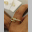 Joint Cubic Zirconia 18K Gold Anti Tarnish Adjustable Ring Women Bulk