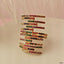 Rainbow CZ Crystal Multicolour Gold Anti Tarnish Adjustable Ring Bulk