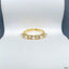 CZ Pearl Surface White 18K Gold Anti Tarnish Adjustable Band Ring Bulk