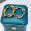 Curly Flower Cubic Zirconia 18K Gold Anti Tarnish Free Size Ring Bulk