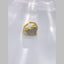 Heart Cubic Zirconia 18K Gold Silver Anti Tarnish Adjustable Ring Bulk