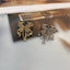 Butterfly Cubic Zirconia 18K Gold Anti Tarnish Adjustable Ring Bulk