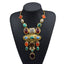 Wholesale Multi Color Gold Plated Beads Alloy Necklace For Women