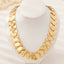 Wholesale Links Gold Plated Plain Alloy Necklace For Women