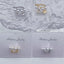 Bulk Floral Gold Silver CZ Pearl Anti Tarnish Copper Single Ear Cuff