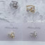 Heart Teddy Bear Gold Silver CZ Anti Tarnish Single Ear Cuff Bulk