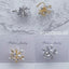 Bulk Snowflake Gold Silver CZ Pearl Anti Tarnish Single Ear Cuff