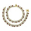 Bridal Traditional Kundan Ruby Look Payal Anklet Pair 30Cm Bulk