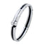 Black Silver Stainless Steel Oval Super Fit Macho Kada Bracelet Bulk
