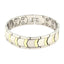 Titanium Stainless Steel Silver Gold Magnetic Therapy Health Energy Bracelet Men