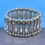 Tibetan Tribal Afghani Oxidised German Silver Stretch Bracelet Bulk