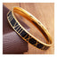 Gold Black Roman Stainless Steel Openable Kada For Men Bulk