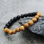 Reiki Distance Healing Wooden Onyx Beads Black Distance Bracelet Bulk