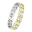 Gold Stainless Steel Magnet Health Care Therapy Bio Energy Bracelet