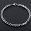 Stylish Wheat Silver 316L Stainless Steel Bracelet Men Women Bulk