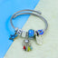 Trendy Triple Layer Black Leather Wrist Band Strap Bracelet Men Bulk