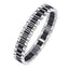 Luxury Watch Strap Silver Black 316L Stainless Steel Bracelet Men Bulk