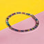 Rainbow Baguette Silver Cubic Zirconia American Diamonds Bracelet