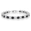 Classic Round Cubic Zirconia Black Spinel Tennis Bracelet Women Bulk