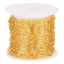 Classic Korean 18K Gold Cable Rope Links Chain 1 Meter Bulk