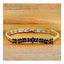 Floral Daily Delicate Black 18K Gold Plated Bracelet For Women Bulk