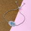 Turkish Evil Eye Lucky CZ American Diamond Slider Bracelet Bulk