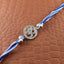 Aum Om Silver Cubic Zirconia American Diamond Thread Rakhi Men Bulk