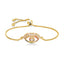 Evil Eye Good Baguette CZ American Diamond Slider Bracelet Bulk