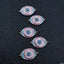 Evil Eye Nazariya Silver Pink Blue Black CZ Charm Centre Pcs Bulk