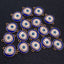 Turkish Blue Evil Eye Cubic Zirconia Gold Slider Centre Pcs Women Bulk