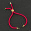 Pink Gold Thread Adjustable Bracelet For Women Bulk
