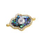 Evil Eye Hamsa Abalone Gold Copper Charm For Women Bulk