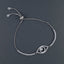 Evil Eye American Diamonds Silver Slider Bracelet For Women Bulk