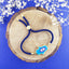 Hamsa Evil Eye Blue Gold Enamel Slider Adjustable Thread Bracelet Bulk